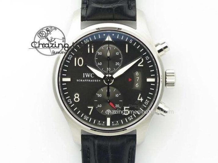 MIROTIME 0510 Popular Big Pilot Real PR IW502706 RG YLF 1:1 Best Edition Brown Dial On Calfskin Strap A 7223